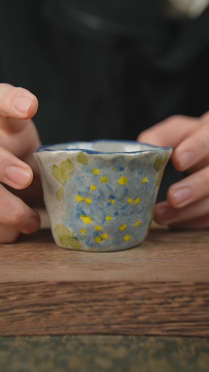 【闪购商品】杯子泥垚手作 景德镇手工手绘器物122
