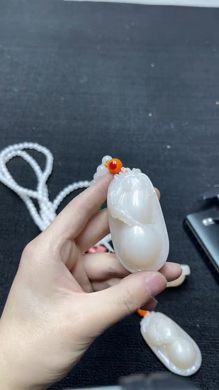 【闪购商品】硅化珊瑚毛衣链未镶嵌精美毛衣链62