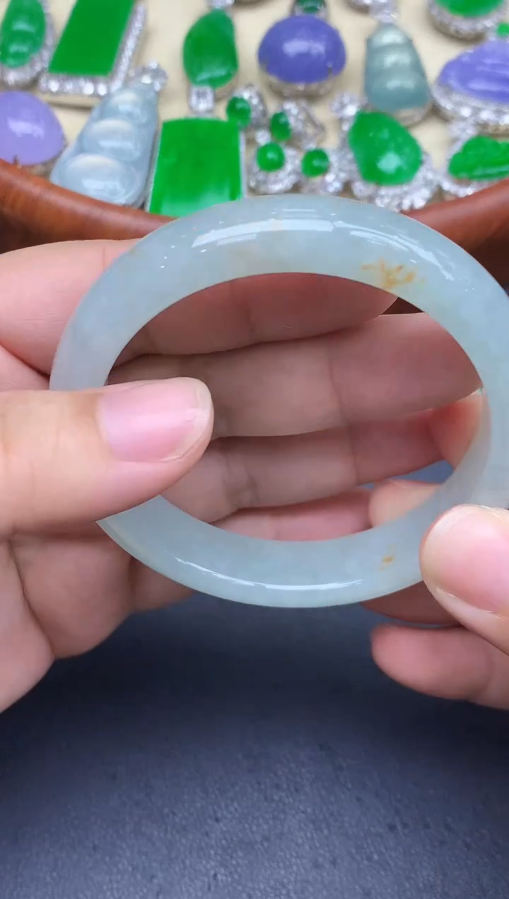 未镶嵌手镯翡翠494-中国好珍宝