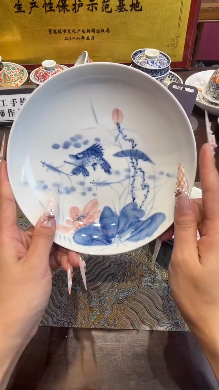杯子瓷景德镇手工手绘陶瓷