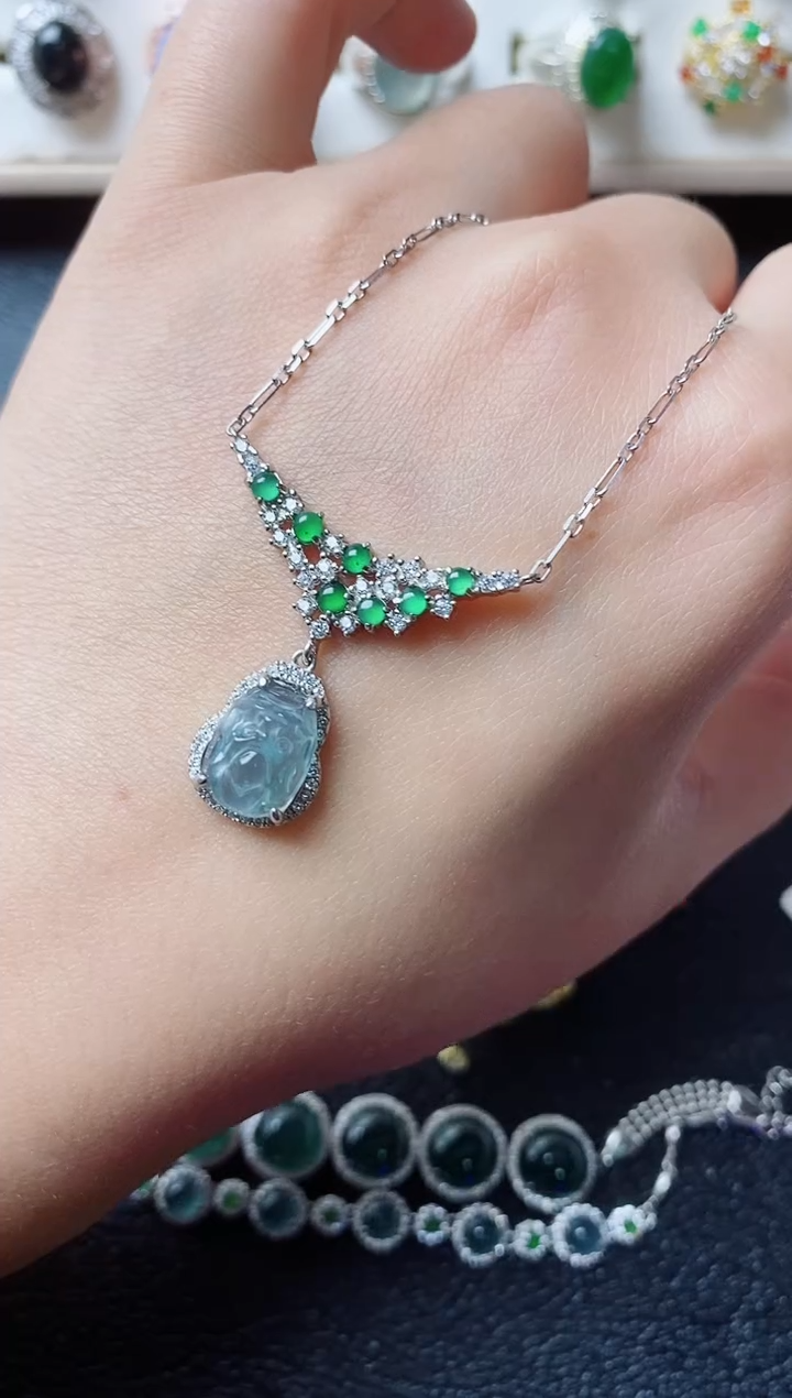 【闪购商品】翡翠戒指银S925镶嵌11111