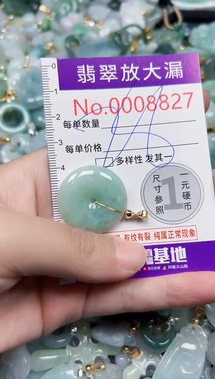 颈饰未镶嵌翡翠8827