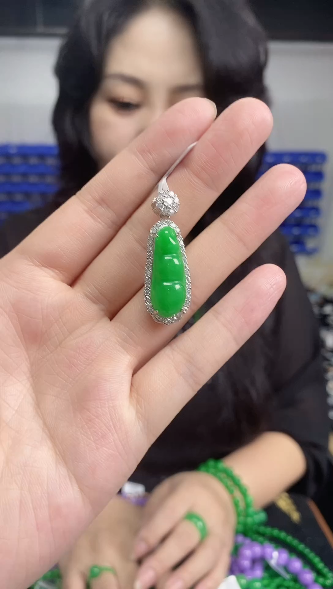 翡翠未镶嵌吊坠(不含链)闪购链接 多样性发其一颜色微差