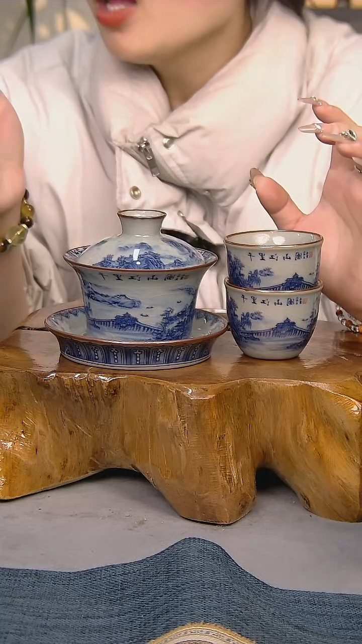 【闪购商品】3件套陶瓷茶具家用简装系列 