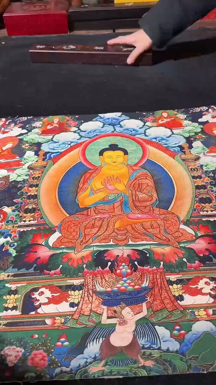 卷轴画藏式珍藏彩绘艺术馆47