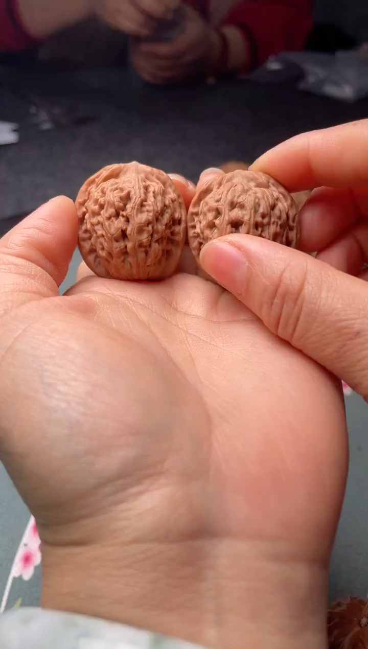 把件文玩核桃w316  莲花 33尺