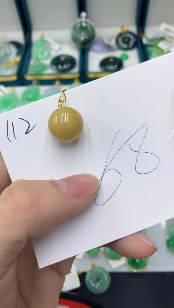 【闪购商品】翡翠颈饰18K金镶嵌11111111111