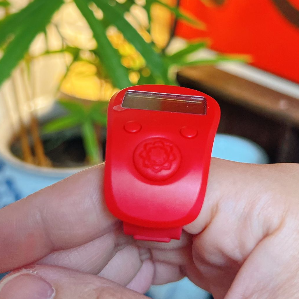 【计数器】新款手指记数器计数按压式舒适带夜光充电款超长续航带锁