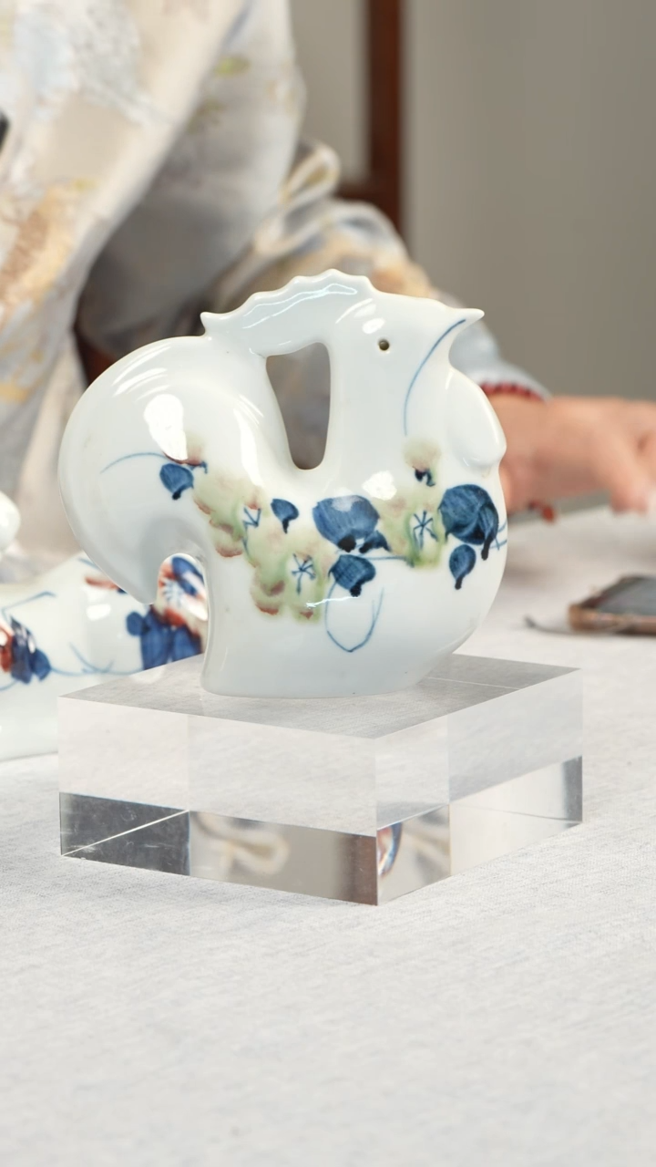 摆件瓷【玉风窑】煤窑十二生肖大款【鸡】