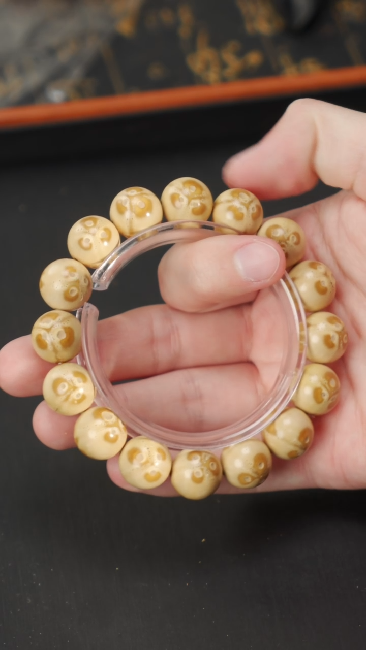 【闪购商品】紫金鼠手串紫金鼠熊猫光珠14