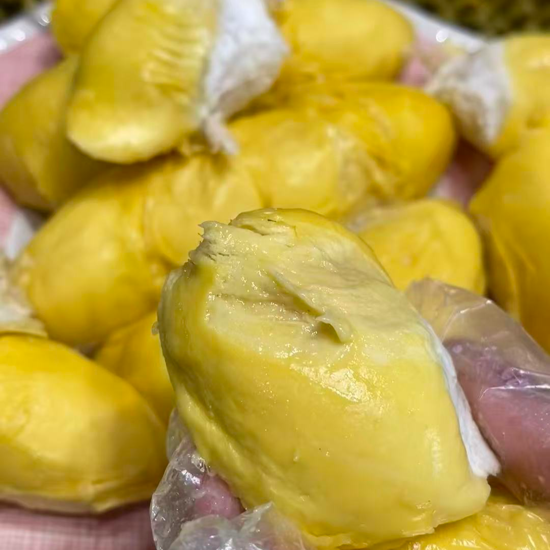 泰国树熟新鲜甲仑榴莲2-3斤【果肉金黄  绵密丝滑奶油质地 核大 】甲仑泰国