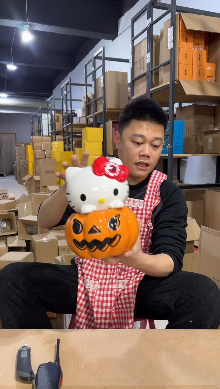 【闪购商品】杯万圣节南瓜kt储物罐