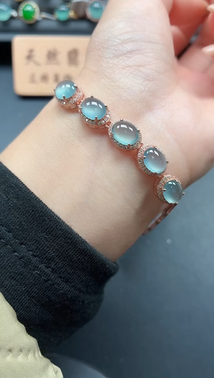 银S925镶嵌戒指翡翠111