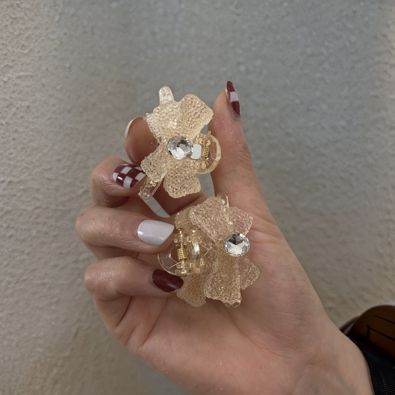 A两个装精致抓夹高级感蝴蝶结发夹边夹侧边夹子发卡头饰1195+1195