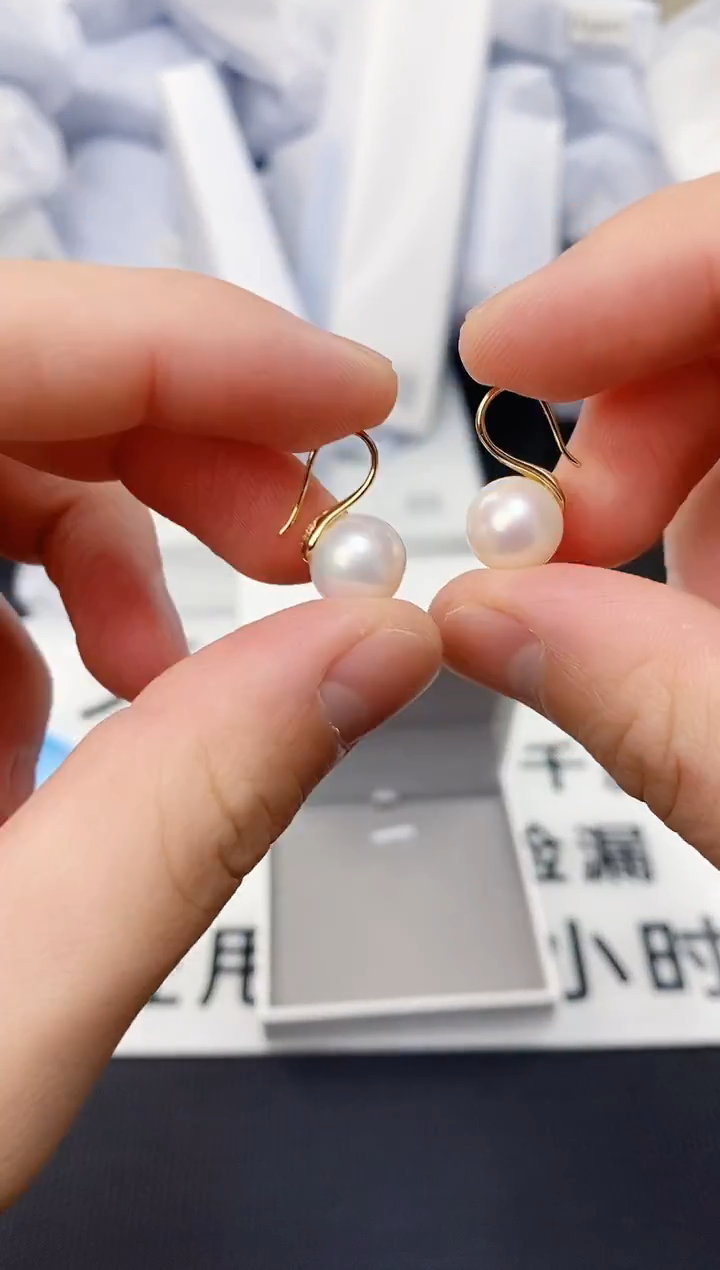 未镶嵌耳饰淡水珍珠ed1033