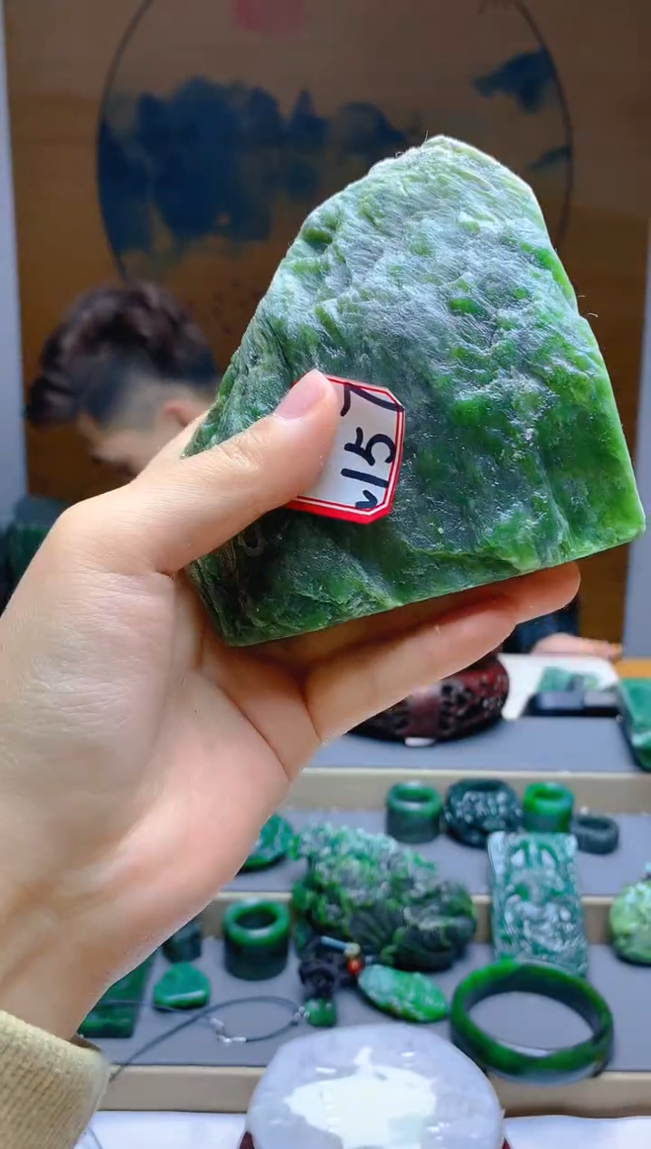 【闪购商品】和田玉（碧玉）珠宝半成品未镶嵌1