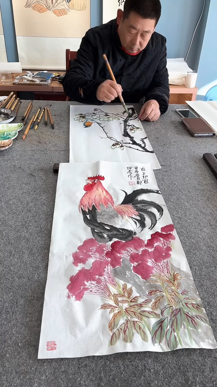 【闪购商品】国画官上加官、大吉大利