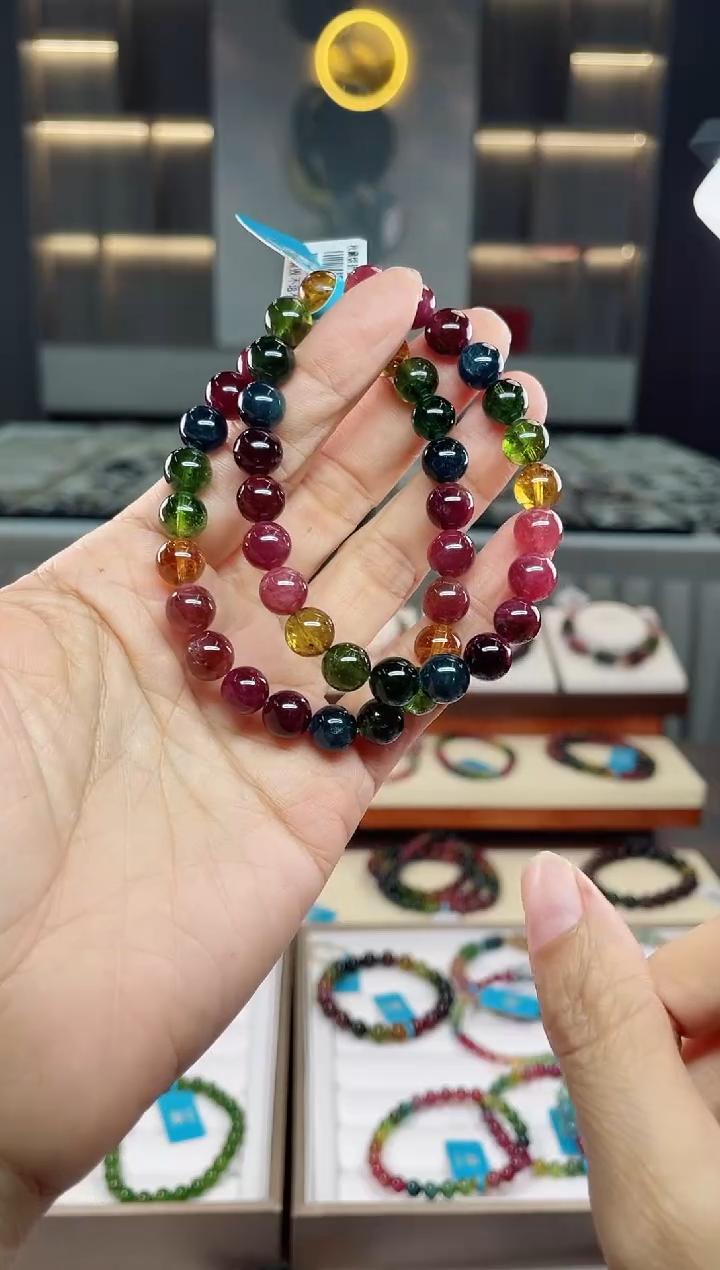 【闪购商品】碧玺单圈手串未镶嵌（多样性发一条）Q