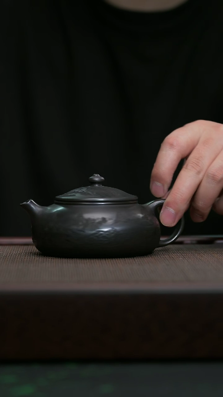 【闪购商品】紫砂茶壶宜兴原矿紫砂@@寒江