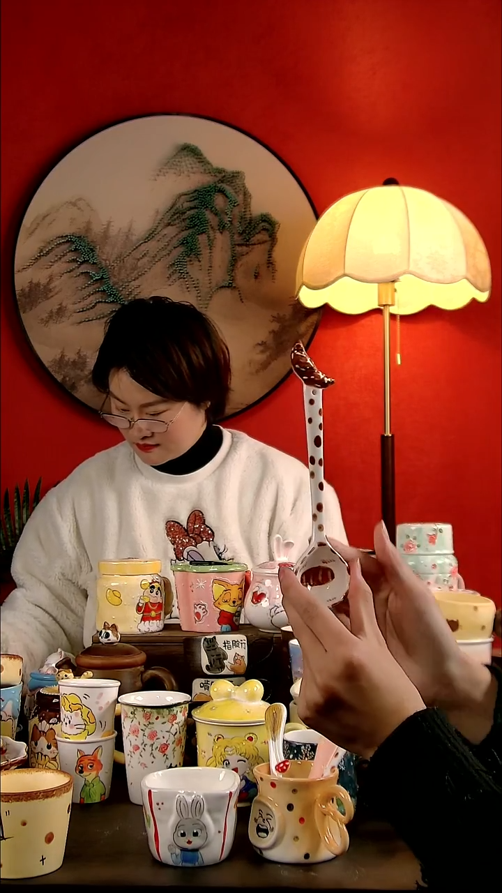其他陶DIY景德镇创意手工陶瓷卡通风勺子