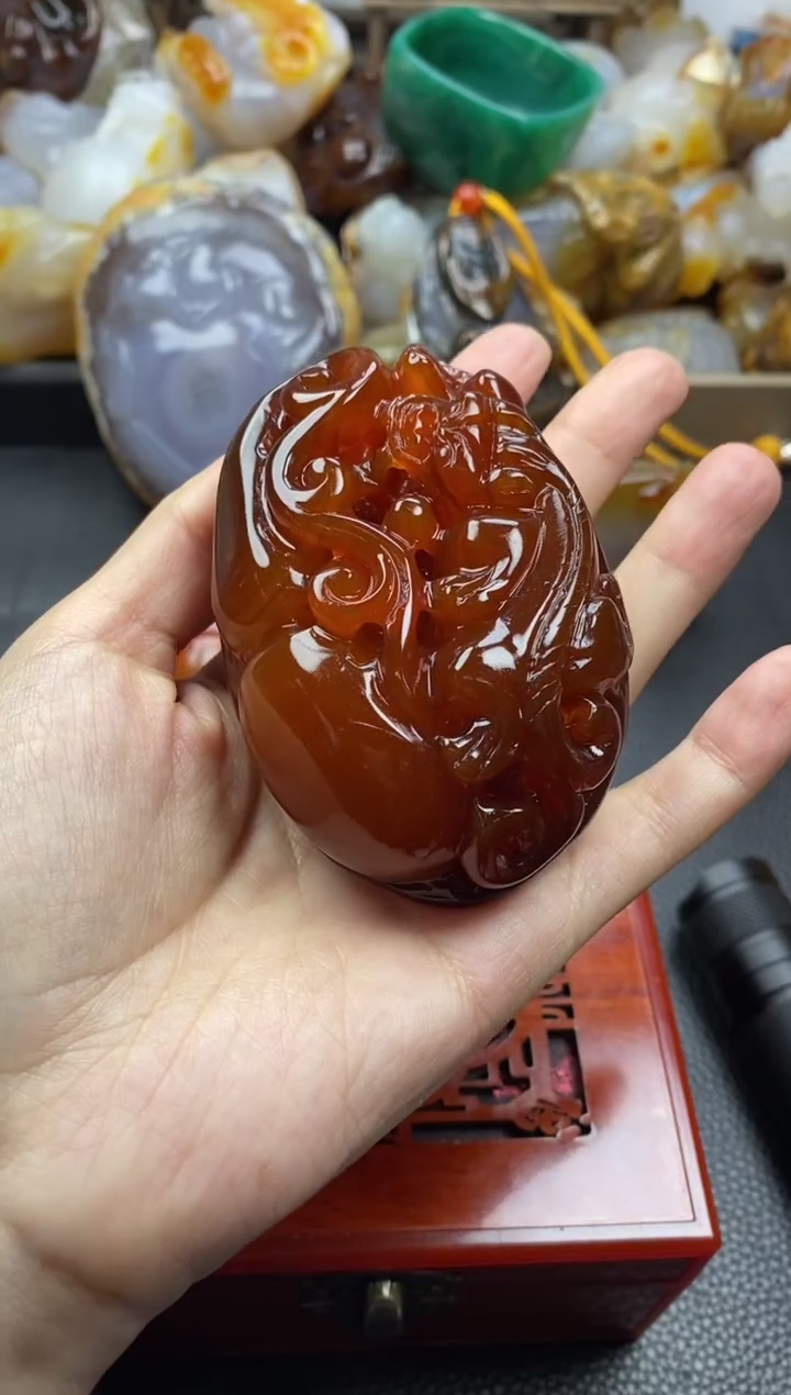 未镶嵌手把玛瑙/玉髓一*00