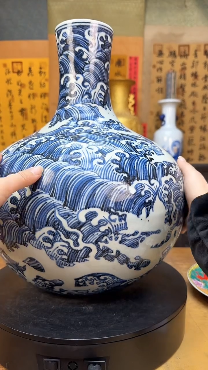 【闪购商品】瓶景德镇陶瓷客厅摆件