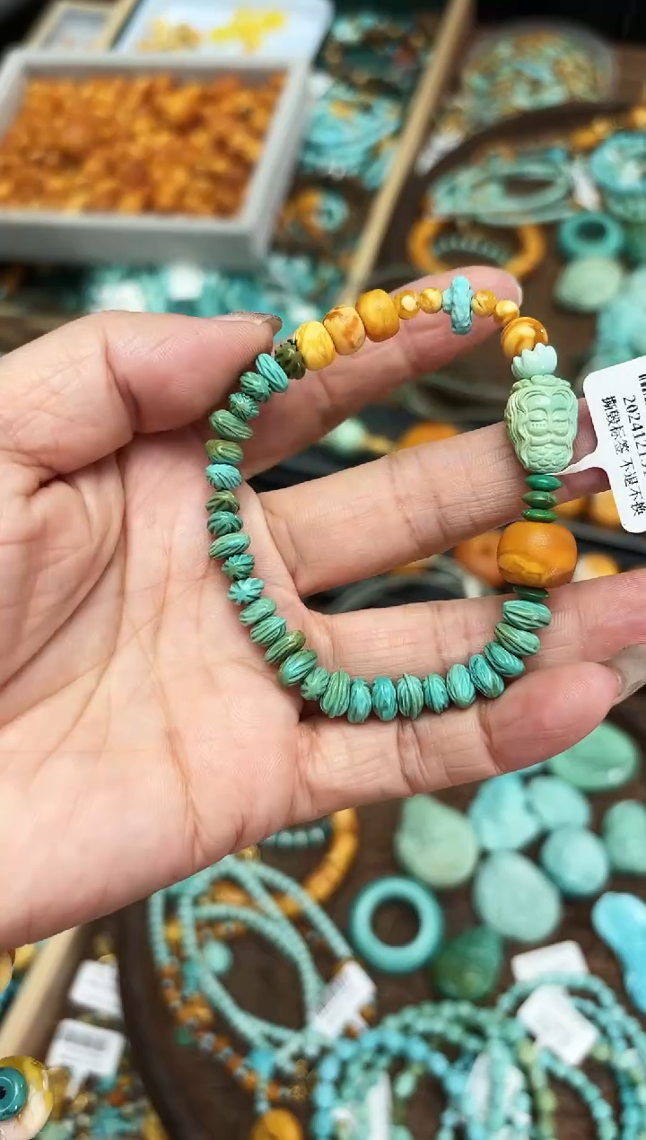 【闪购商品】绿松石手串未镶嵌手串