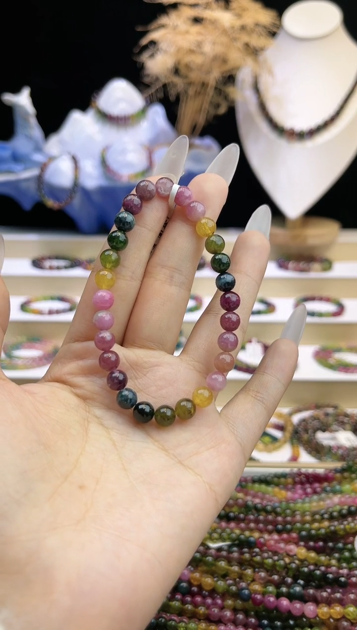 【闪购商品】碧玺/未镶嵌J6mm+碧玺单圈多样性发货