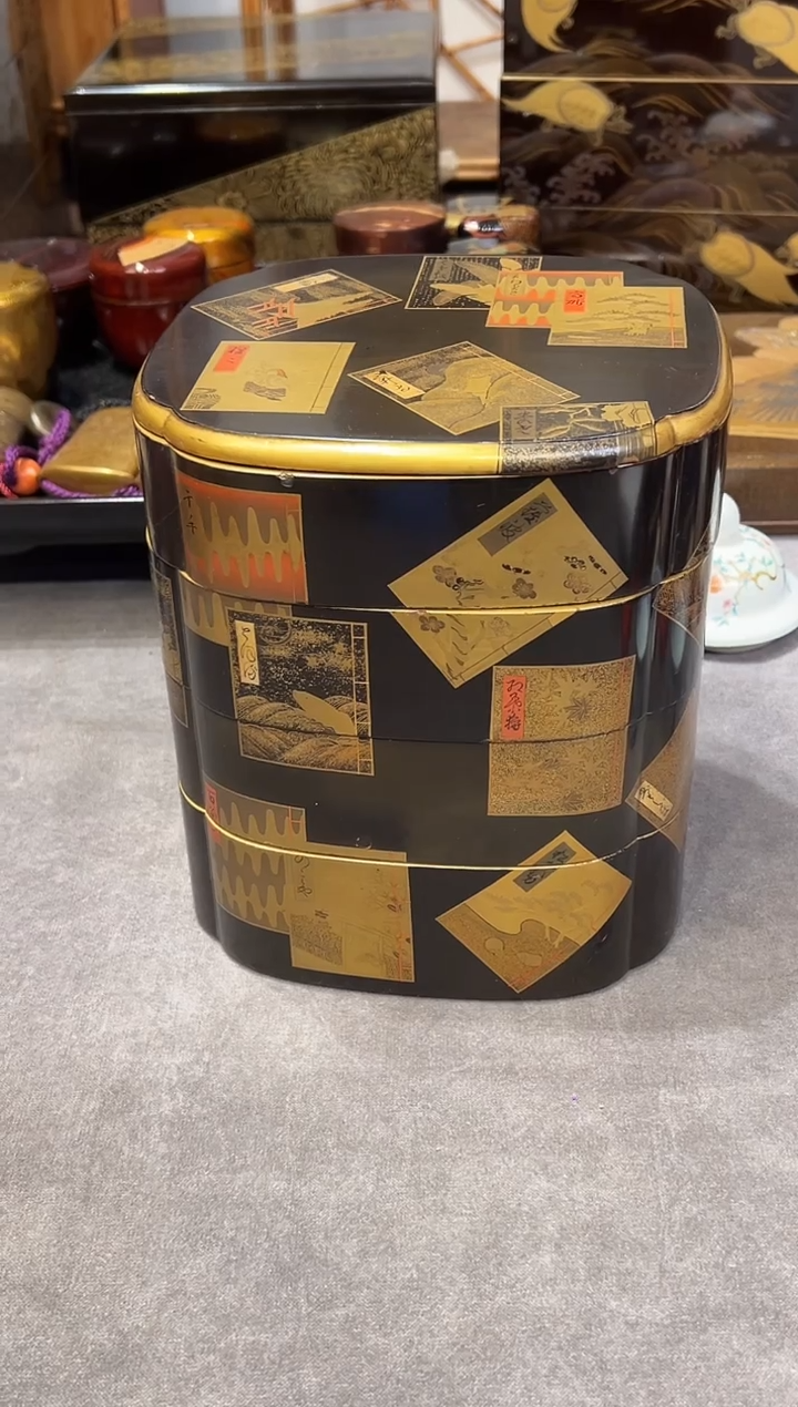 高肉金莳绘 三段 （明治）