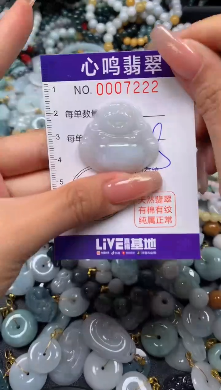 翡翠未镶嵌颈饰闪购007222