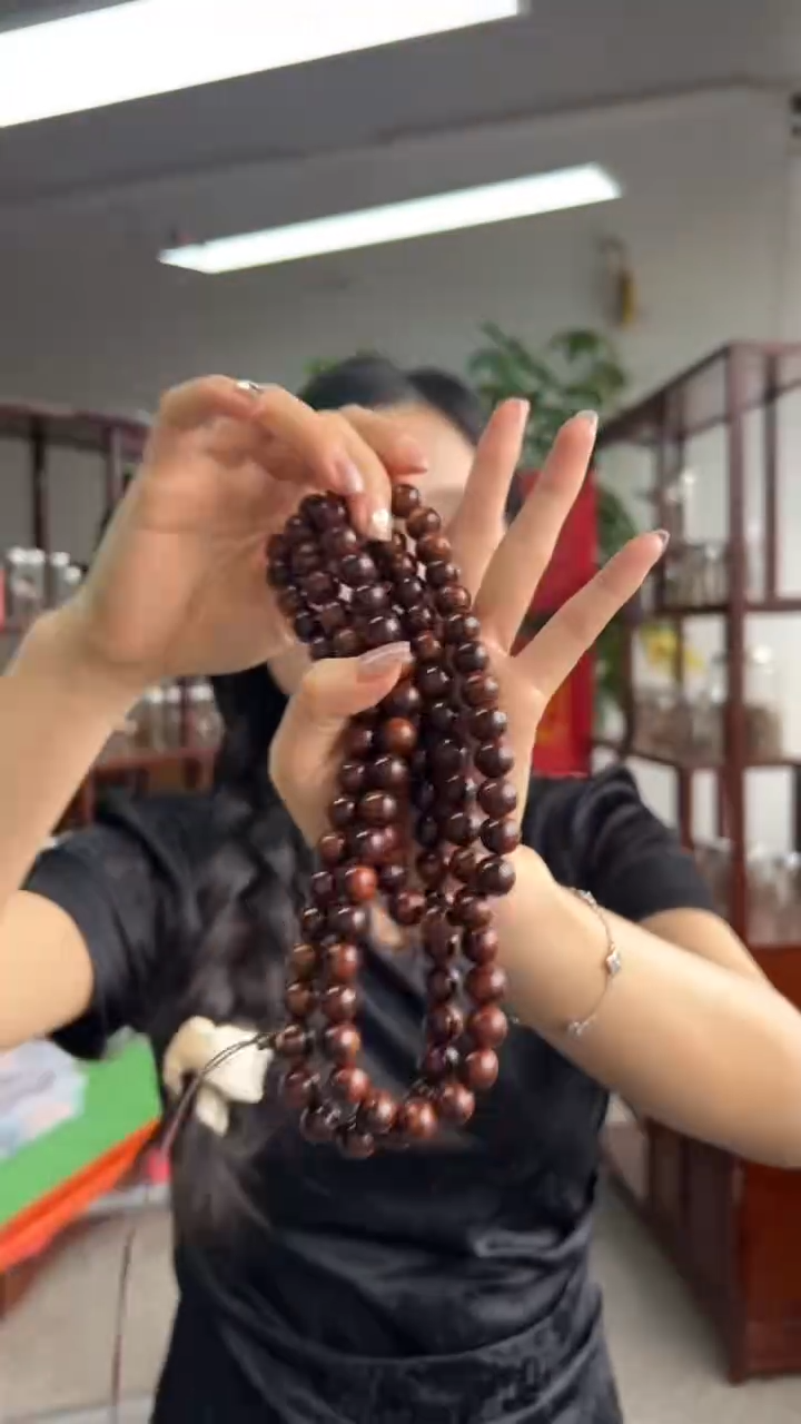 黄花梨/降香黄檀海南黄花梨1.2X108长款手串（399）