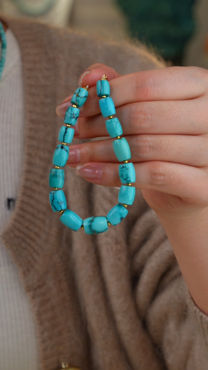 【闪购商品】绿松石手镯未镶嵌1