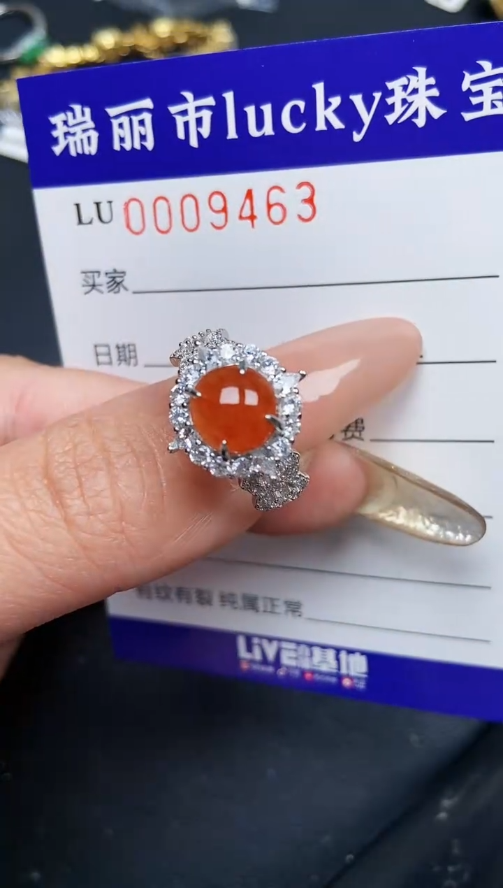 【闪购商品】翡翠颈饰银S925镶嵌9463