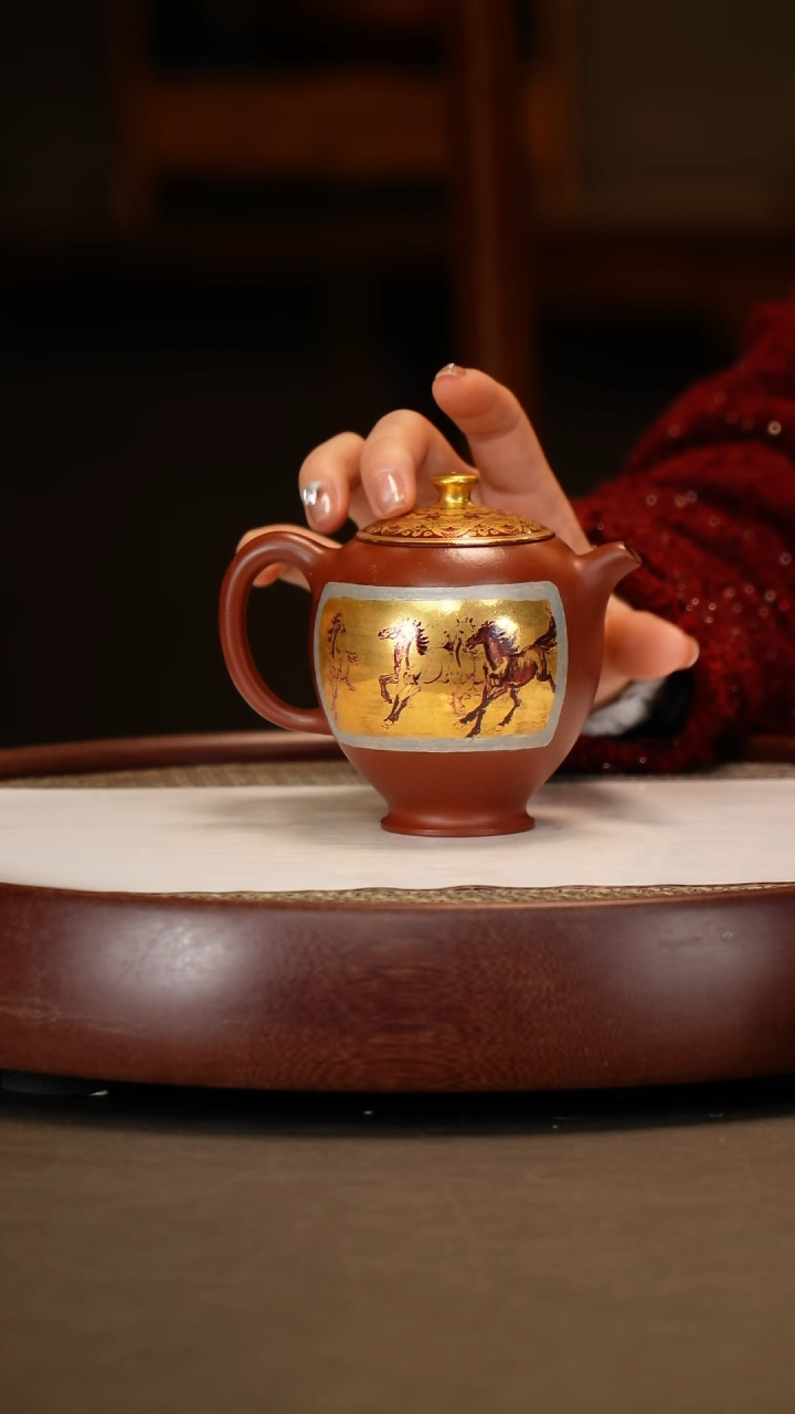 【闪购商品】紫砂茶壶【李玮】大红袍 怀香
