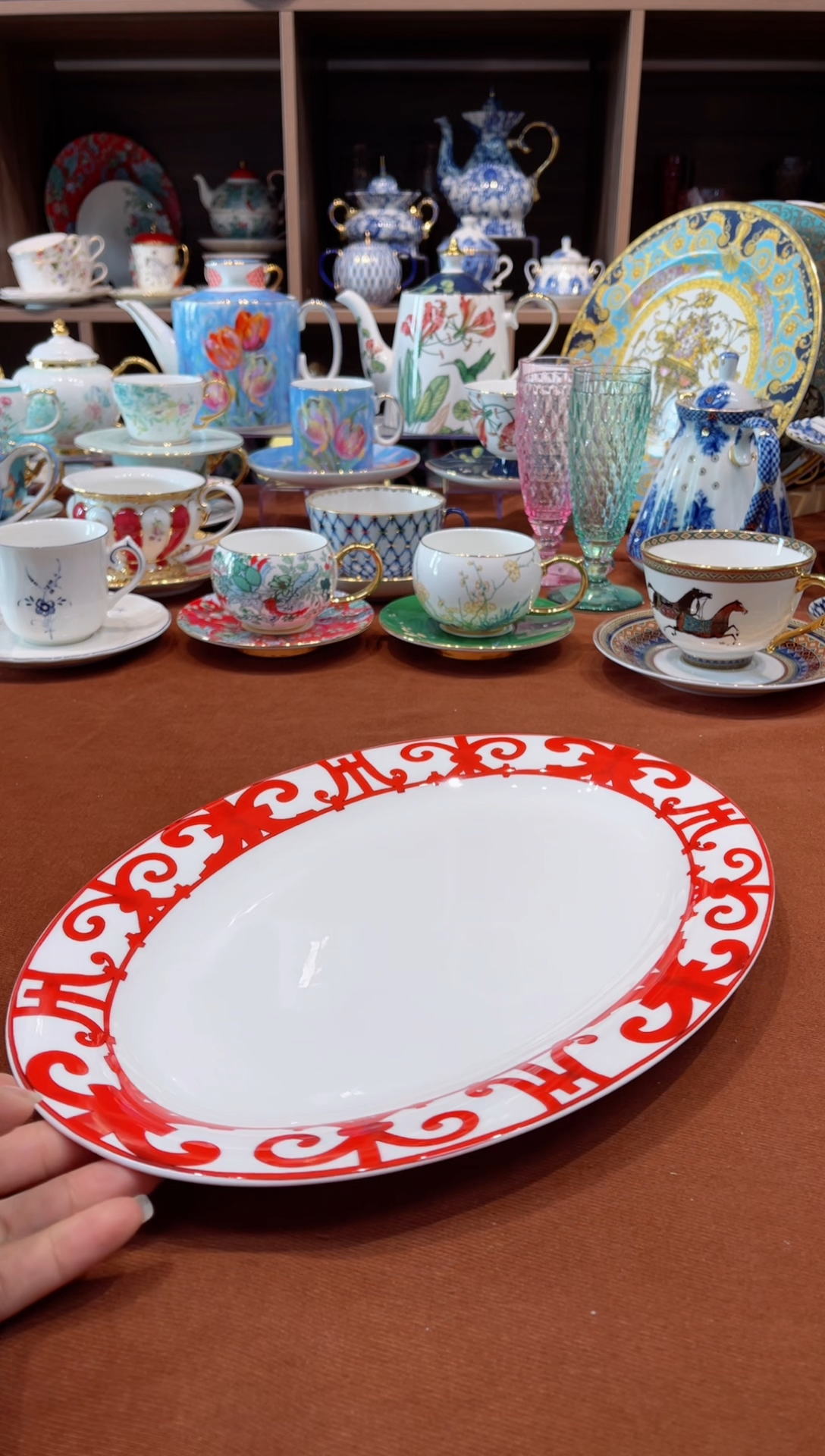 【闪购商品】瓷片西班牙鱼盘·······