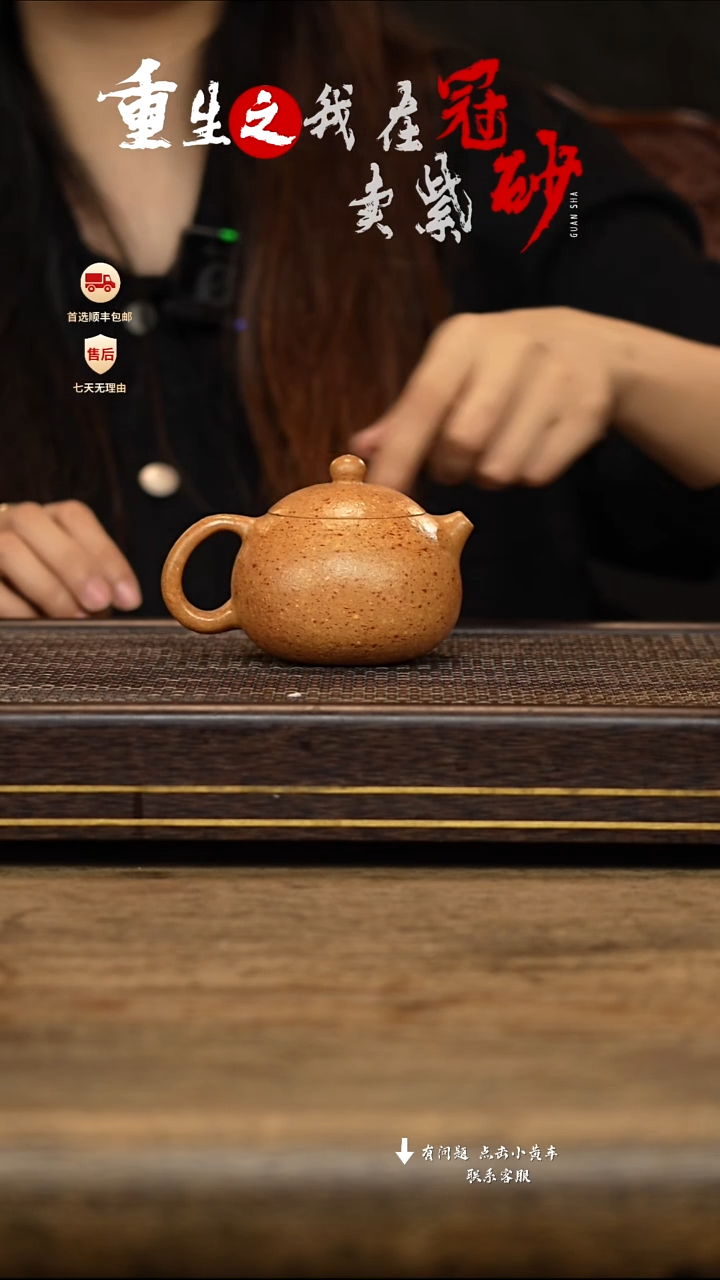 茶壶紫砂冠砂茶器45