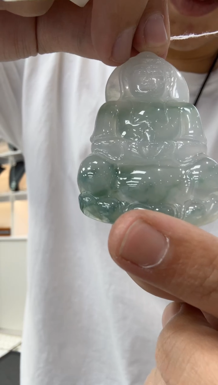 【闪购商品】翡翠颈饰未镶嵌天然翡翠A货孤品一件