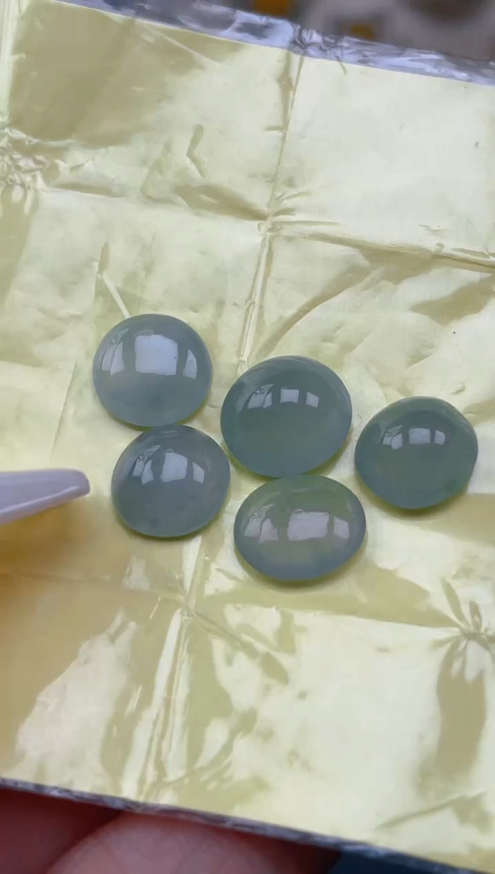 裸石翡翠天然翡翠蛋面6