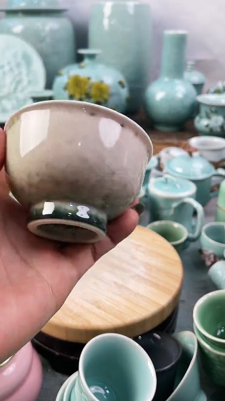 【闪购商品】特价 微瑕 慧仙青瓷