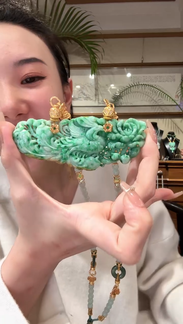 【闪购商品】翡翠颈饰未镶嵌国风
