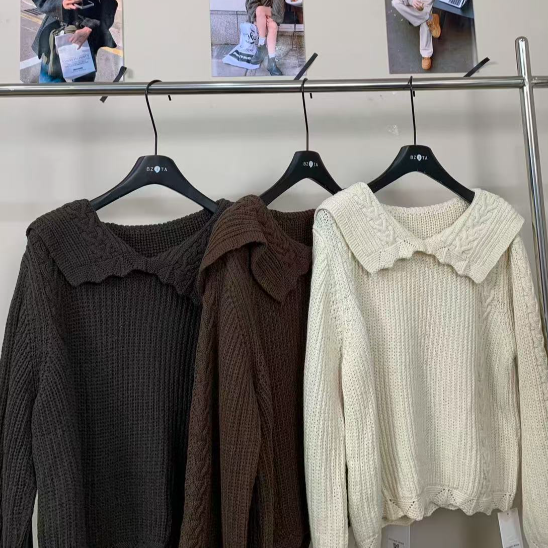 『雨美 Show』1101百搭娃娃领针织