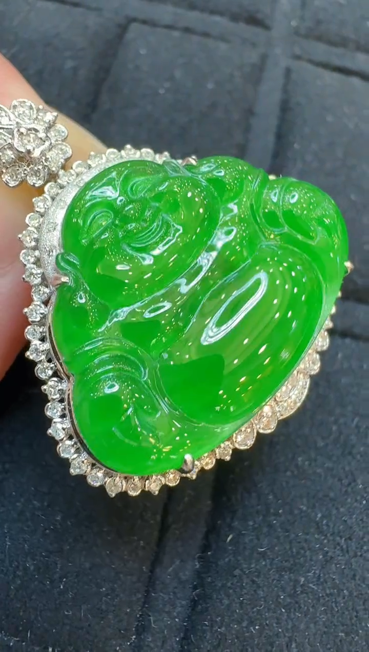 【闪购商品】翡翠吊坠(不含链)18K金镶嵌多样性团购发一件