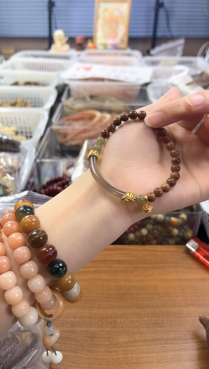 【闪购商品】菩提手串中码春花秋月半镯库克