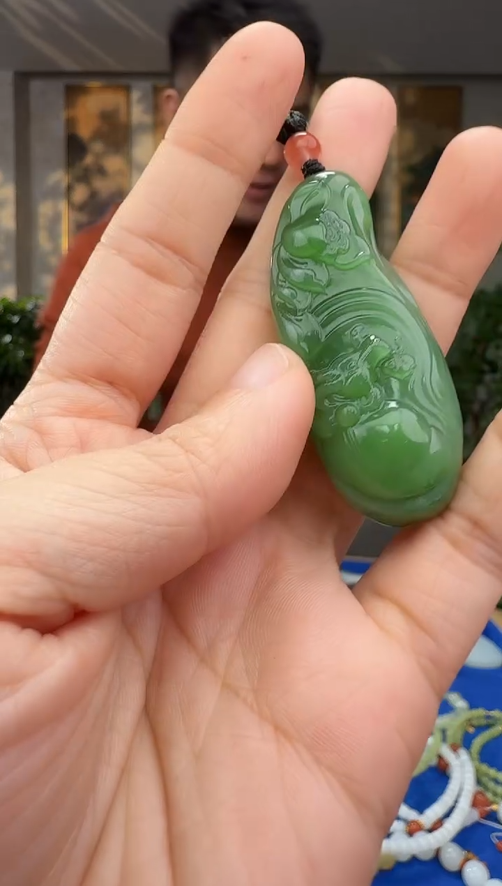 未镶嵌和田玉挂件拍一发一