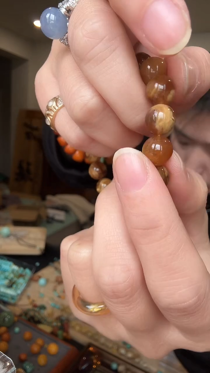 【闪购商品】琥珀手链未镶嵌星辰大海专拍琥珀手链