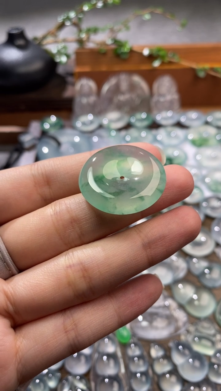 吊坠(不含链)未镶嵌翡翠扣子