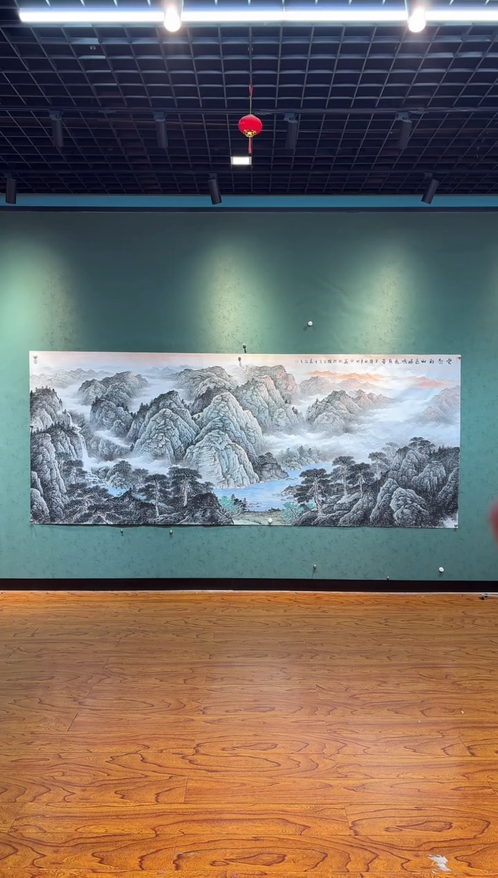 【闪购商品】国画孙桂国老师字画带亲笔合影证书12-123