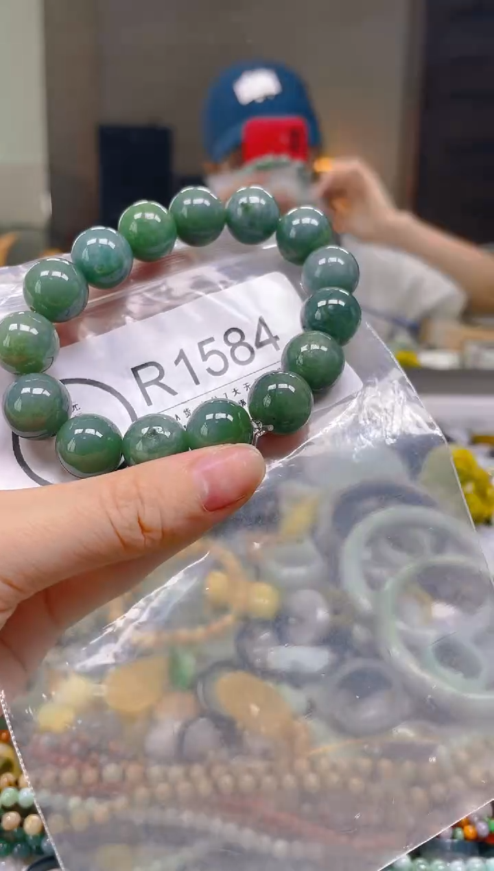 翡翠未镶嵌颈饰13MM/R/翡翠A货一图一物
