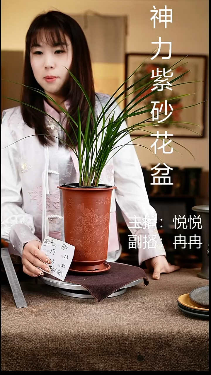 紫砂花盆花卉工艺670+z