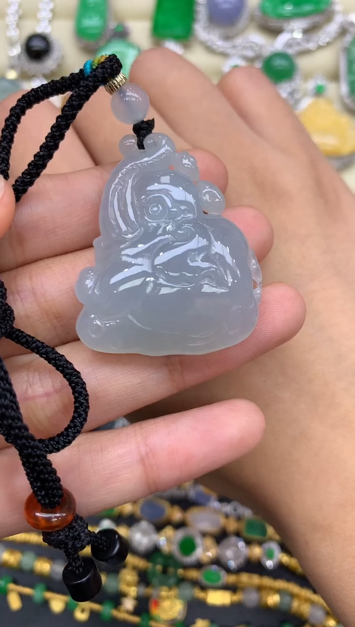 翡翠未镶嵌颈饰126-中国好珍宝